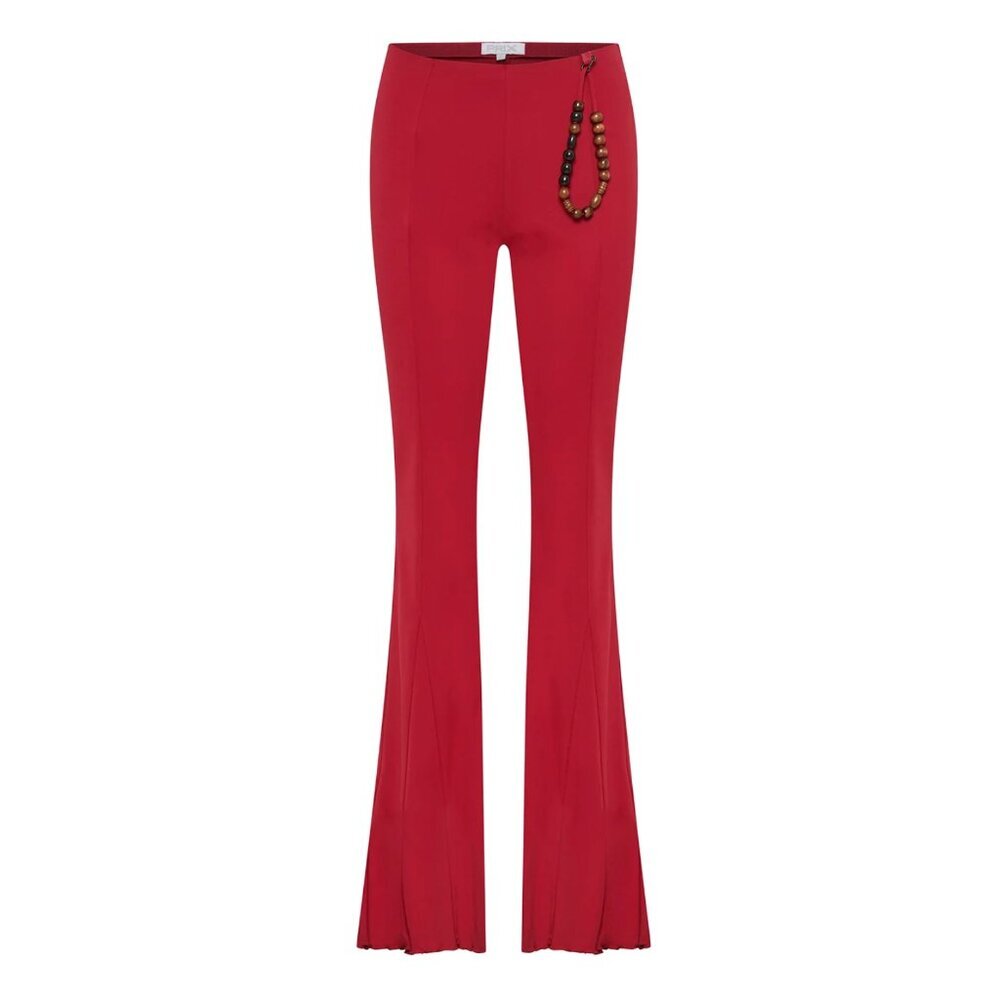 NWOT PRIX WORKSHOP BEADS BOOTLEG LEGGINGS
